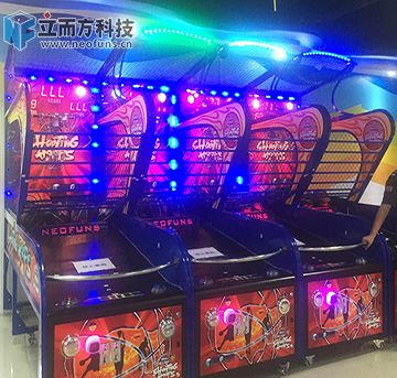 立而方瘋狂籃球機(jī)批發(fā)定制，可定制適合自己場地風(fēng)格的外觀