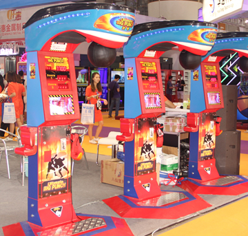 立而方拳擊禮品機(jī)細(xì)節(jié)展示