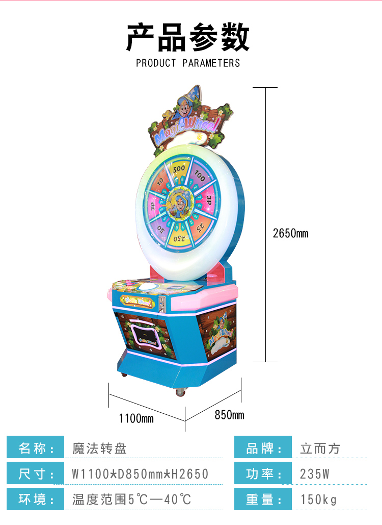 立而方魔法轉盤彩票機