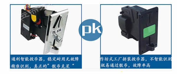 雙投幣器剪刀機 雙投幣器剪刀機