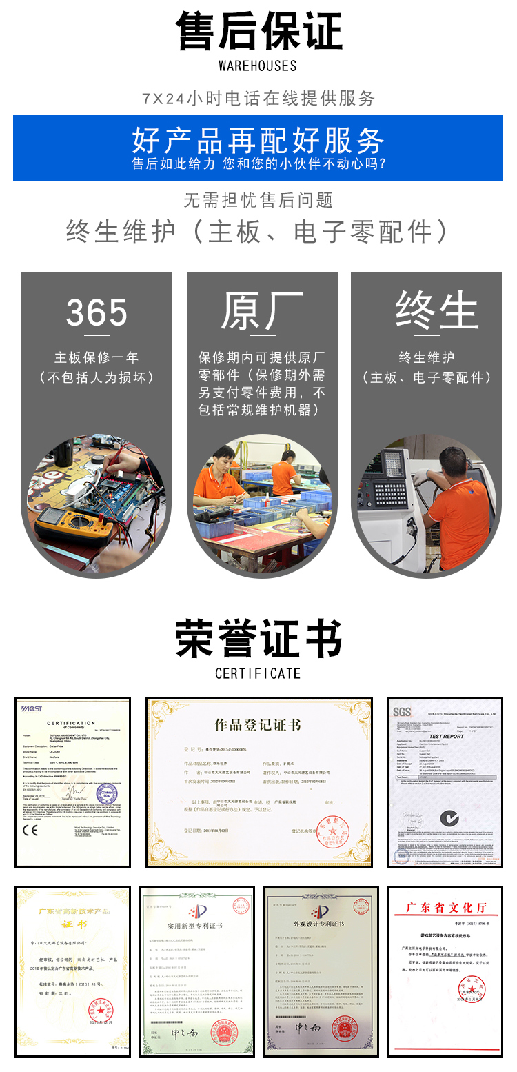 勇闖三關游戲機證書 勇闖三關游戲機證書