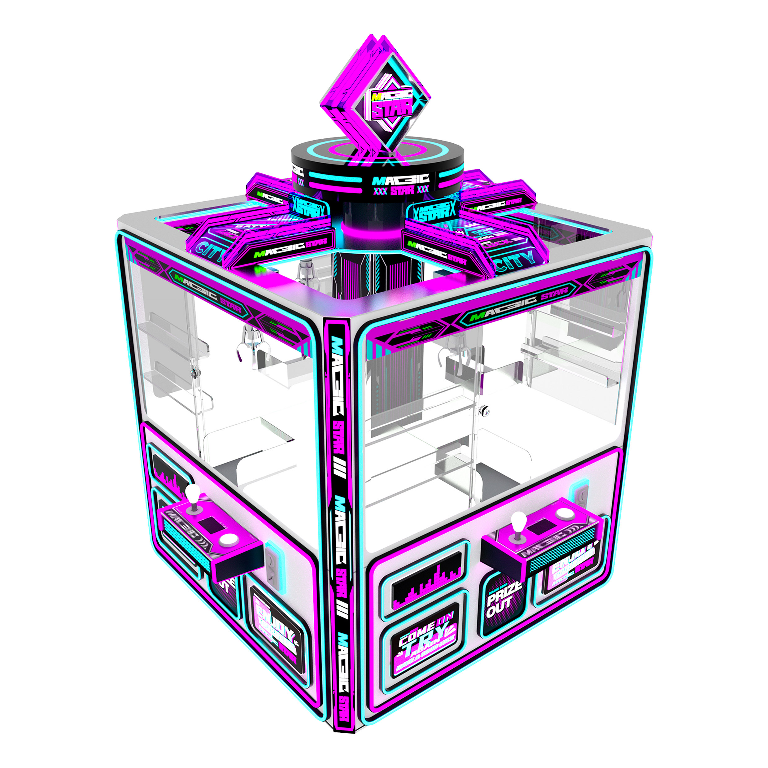 魔法星球4人島型娃娃機(jī)